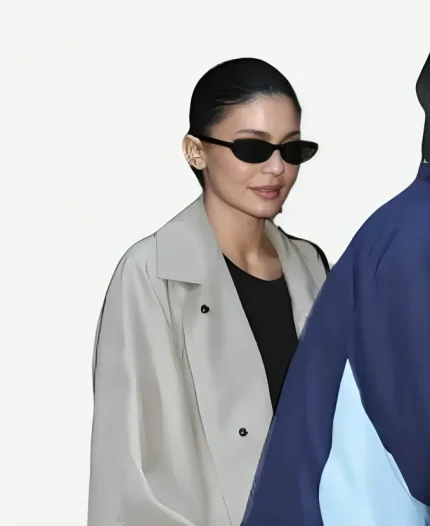 Kylie Jenner 2026 Broadway Date Night Trench Coat