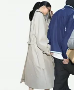 Kylie Jenner 2026 Broadway Show Trench Coat For Sale