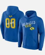 LA Rams Hustle Blue Hoodie