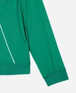 Novak Djokovic x Lacoste Sport Ceremony Green Track Jacket For Sale