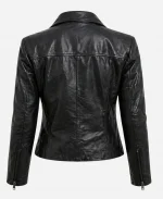 Lauren Holly Broad Trip 2026 Black Moto Biker Jacket
