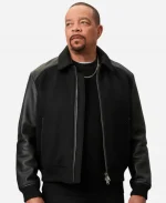 Law and Order SVU S27 Odafin Tutuola Black Varsity Jacket