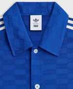 Lionel Messi x Kith x Adidas Football Monogram Blue Shirt For Sale
