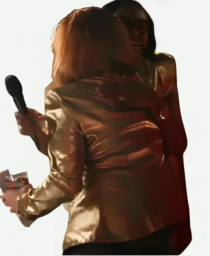 Lisa Ann Walter It Was an Accident 2026 Metallic Gold Blazer