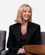 Lisa Kudrow Late Night With Seth Meyers Season 13 Blazer - Black