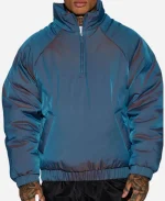Love Island Beyond the Villa S02 Chris Seeley Blue Iridescent Hoodie