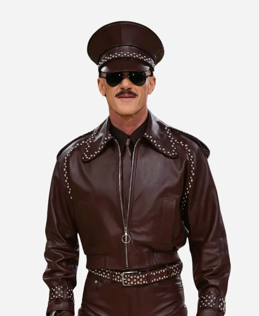 Luke Evans 2026 Met Gala Leather Jacket Luke Evans 2026 Met Gala Leather Jacket