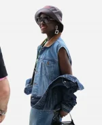 Lupita Nyong'o F1 Miami Grand Prix Denim Jacket