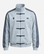 Manchester United Chinese New Year Adidas Anthem Jacket In Light Blue