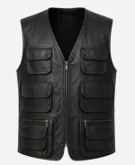 Margo’s Got Money Troubles Nick Offerman Leather Vest