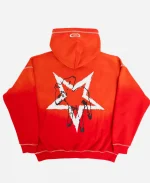 Menace Company Monster Heavy Orange Pullover Hoodie