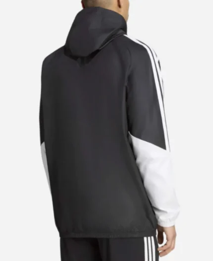 Men's Adidas Liverpool FC 2627 Tiro All Weather Hooded Jacket - Black