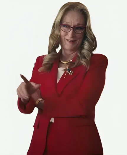 Meryl Streep Don't Look Up Red Blazer