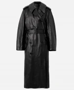 Meryl Streep The Devil Wears Prada 2 Miranda Priestly Black Leather Coat