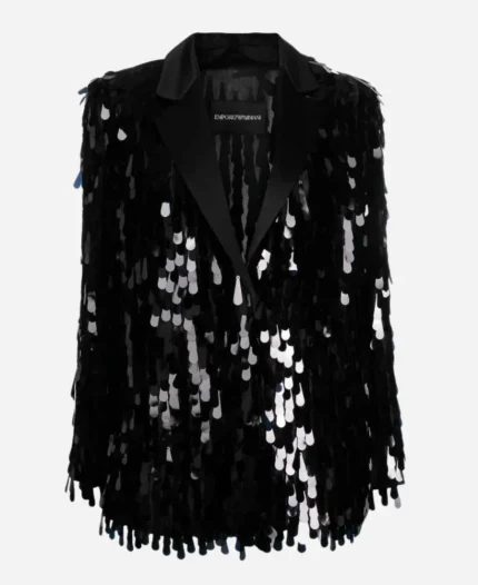 Meryl Streep The Devil Wears Prada 2 Miranda Priestly Black Sequin Blazer