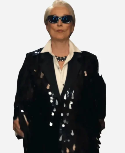 Meryl Streep The Devil Wears Prada 2 Sequin Blazer