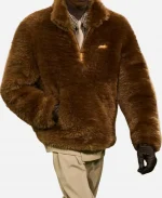 Met Gala 2026 After Party NYC Tyriq Withers Brown Faux Fur Jacket