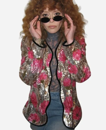 Met Gala 2026 Pre Party Natasha Lyonne Floral Sequin Jacket