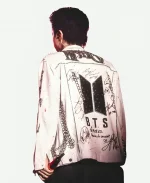 Mexico BTS Jin White Jacket