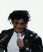 Michael 2026 Michael Jackson Bad World Tour Black Belted Jacket