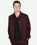 Michael Johnston Obsession Premiere Maroon Jacket