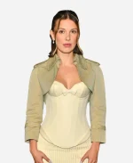 Millie Bobby NYC 2026 Netflix Upfront Cropped Jacket