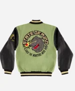 Motorvalley S01 Blu Venturi Wool Varsity Jacket