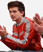 NBA 2026 Knicks Game 2 Timothée Chalamet Jacket