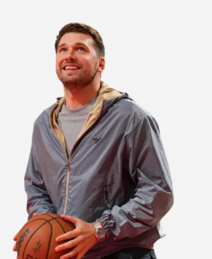 NBA 2026 Thunder vs Lakers Luka Doncic Blue Jacket