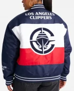 NBA LA Clippers Twill Bomber Jacket - Blue