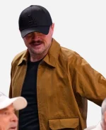 NBA Playoffs Games 2026 City Thunder Vs LA Lakers Leonardo DiCaprio Brown Cotton Jacket