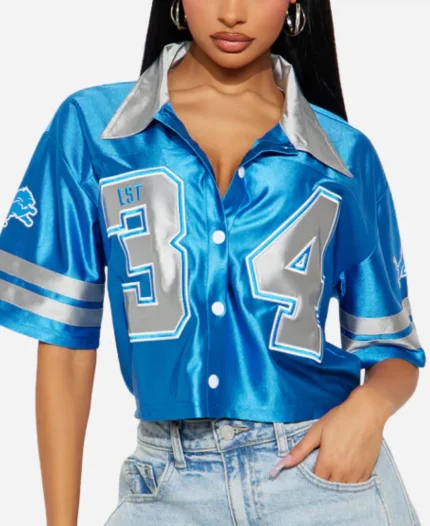 NFL Detroit Lions Cropped Shirt