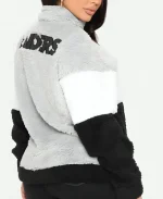 NFL Las Vegas Raiders Patch Logo Sherpa Jacket