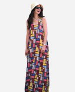 NY The Devil Wears Prada 2 Set Anne Hathaway Multicolor Long Dress