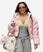  NYC 2026 Carlyle Hotel Doja Cat Pink Puffer Jacket