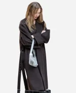 NYC 2026 Jennifer Lawrence Brown Wool Coat For Sale