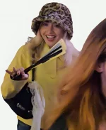 NYC 2026 Sabrina Carpenter Yellow Leather Jacket