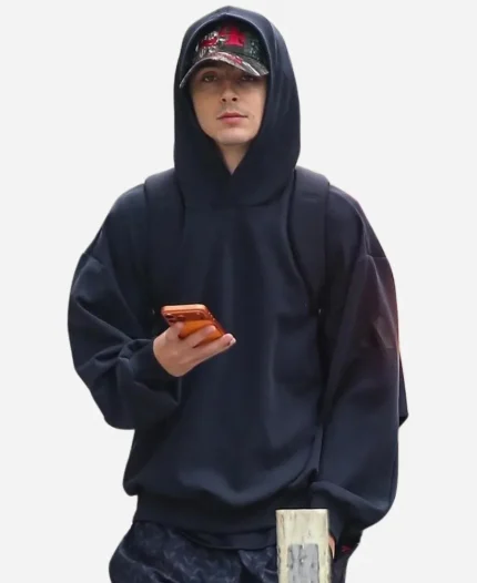 NYC 2026 Timothée Chalamet Black Hoodie For Sale