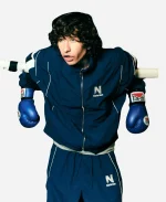 Nahmias SS26 Barry Keoghan Blue Tracksuit