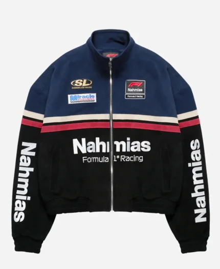 Nahmias x F1 Racing Leather Jacket In Black