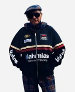 Nahmias x Formula 1 Miami Grand Prix 2026 Jackie Stewart Racing Black Leather JacketNahmias x Formula 1 Miami Grand Prix 2026 Jackie Stewart Racing Black Leather Jacket
