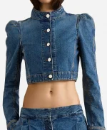 Naomi Campbell 2026 Blue Denim Jacket