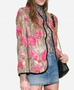 Natasha Lyonne 2026 Met Gala Pre Party Floral Sequin Jacket