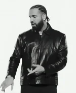 2026 Iceman Album National Treasures Drake Black Leather Jacket