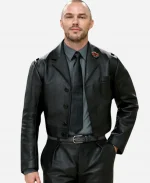 Nicholas Hoult New York City 2026 Met Gala Black Cropped Leather Jacket