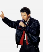 Nick Jonas 2026 Tecate Emblema Mexico Porsche Black Bomber Jacket