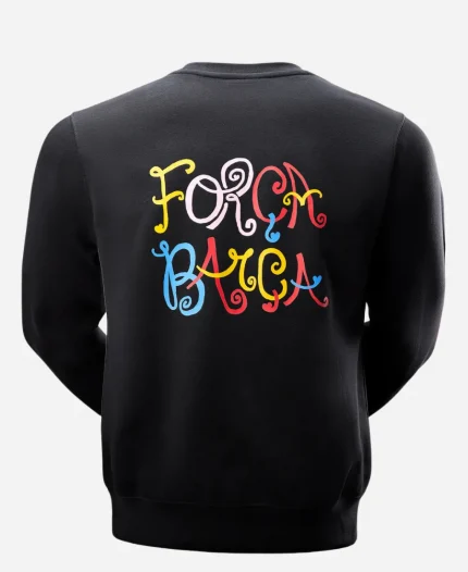 Nike 2026 FC Barcelona x Olivia Rodrigo x Spotify Black Crewneck Sweatshirt
