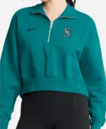 Nike Seattle Mariners Half-Zip Sweatshirt