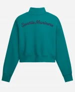 Nike Seattle Mariners Half-Zip Teal Sweatshirt - Jacket Era