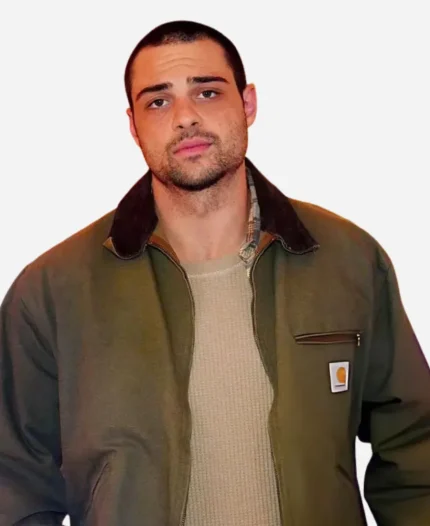 Noah Centineo Movie Street Fighter 2026 Premiere Green Cotton Jacket